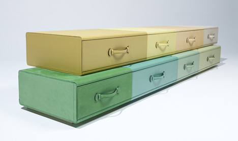 Chest of Suitcases by Maarten de Ceulaer