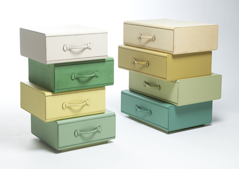 Chest of Suitcases by Maarten de Ceulaer