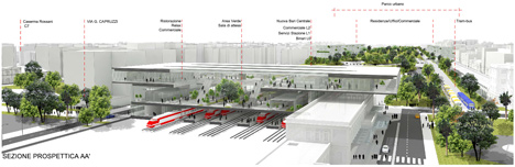 Fuksas to redesign central railway area of Bari, Italy