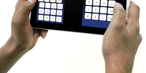 KALQ split-screen keyboard