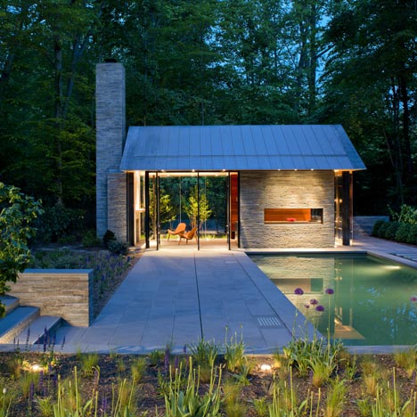 Nevis Pool and Garden Pavilion by Robert M. Gurney