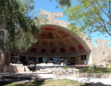 Paolo Soleri's Arcosanti Paolo Soleri's Arcosanti, photo from Cosanti Foundation