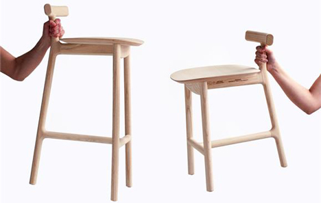 Radice Stools by Industrial Facility for Mattiazzi Radice Stools by Industrial Facility for Mattiazzi