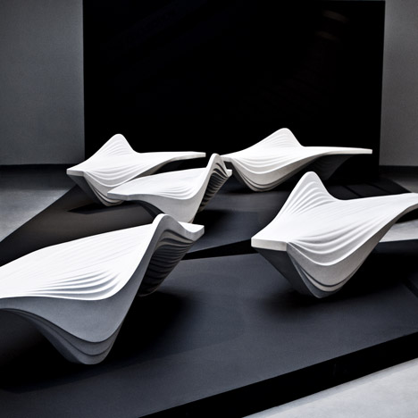 Serac Bench by Zaha Hadid for Lab23 Serac Bench by Zaha Hadid for Lab23
