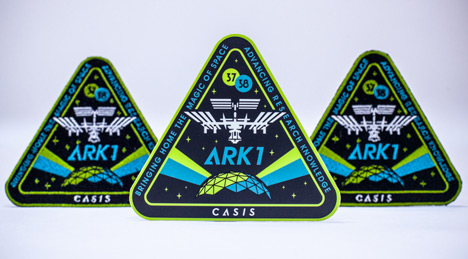 Shepard Fairey designs International Space Station badge Shepard Fairey designs International Space Station badge