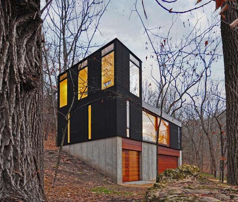 Stacked Cabin by Johnsen Schmaling Architects Stacked Cabin by Johnsen Schmaling Architects
