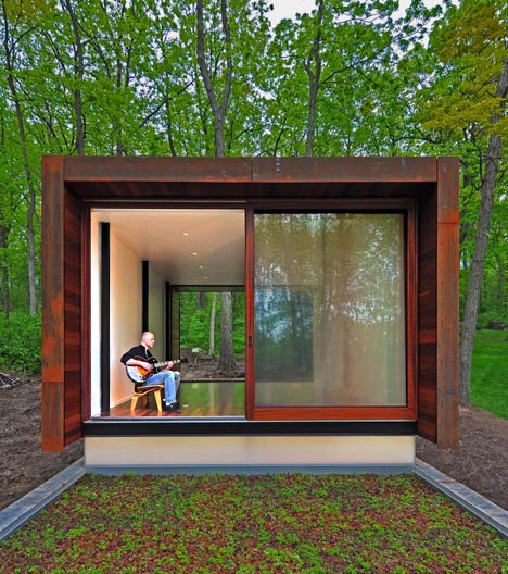 Studio for a Composer by Johnsen Schmaling Architects