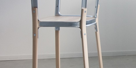 Theca and Steelwood Galva by Ronan and Erwan Bouroullec for Magis