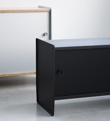 Theca and Steelwood Galva by Ronan and Erwan Bouroullec for Magis