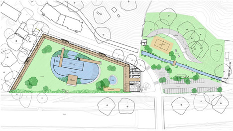 Work starts on Herzog and de Meuron's Naturbad Riehen swimming pool Work starts on Herzog and de Meuron's Naturbad Riehen swimming pool