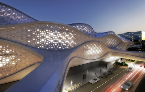 King Abdullah Financial District Metro Station by Zaha Hadid Architects King Abdullah Financial District Metro Station by Zaha Hadid Architects