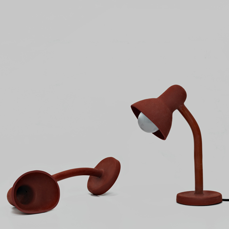 Rubber Lamp by Thomas Schnur