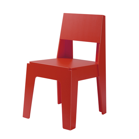 Butter Chair made of recycled plastic by DesignByThem