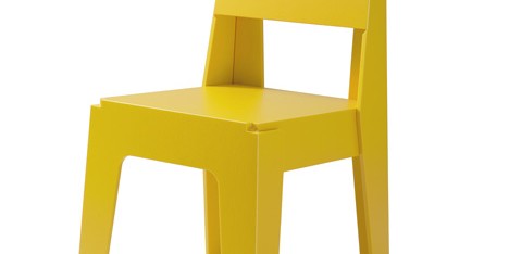 Butter Chair made of recycled plastic by DesignByThem