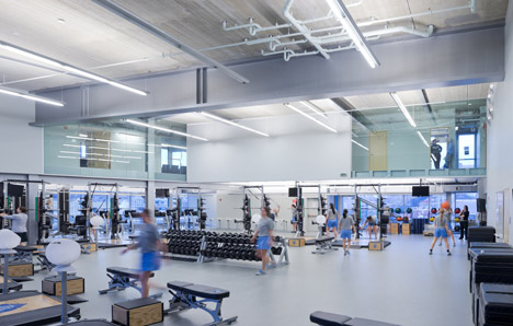 Campbell Sports Centre by Steven Holl Architects