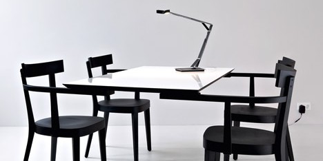 Floating table by Ingo Maurer for Established & Sons