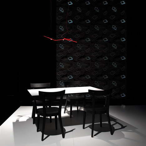 Floating table by Ingo Maurer for Established & Sons