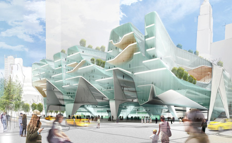 Four architects propose Penn Station