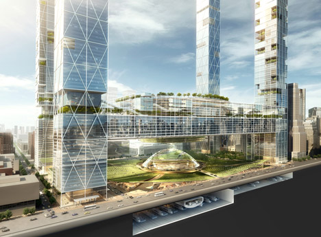 Four architects propose Penn Station