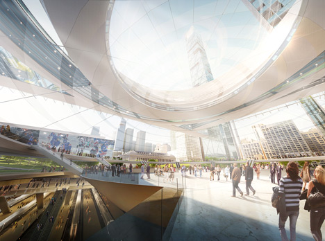 Four architects propose Penn Station