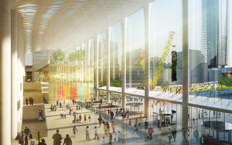 Four architects propose Penn Station