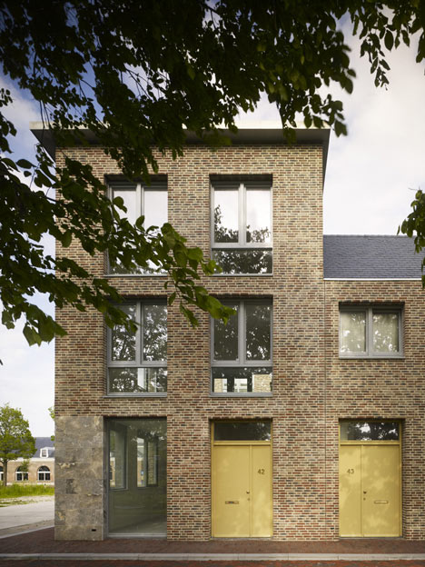 Houses in Molenplein by Tony Fretton Architects Houses in Molenplein by Tony Fretton Architects