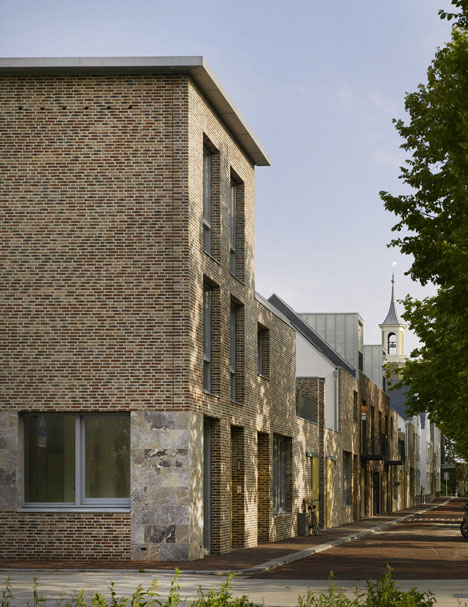 Houses in Molenplein by Tony Fretton Architects Houses in Molenplein by Tony Fretton Architects