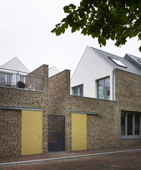 Houses in Molenplein by Tony Fretton Architects Houses in Molenplein by Tony Fretton Architects