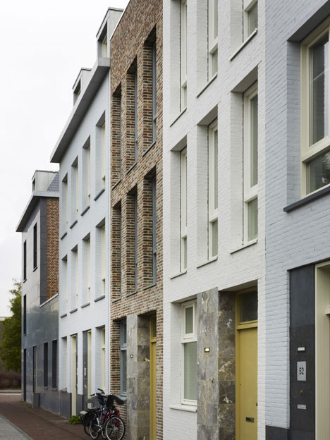 Houses in Molenplein by Tony Fretton Architects Houses in Molenplein by Tony Fretton Architects