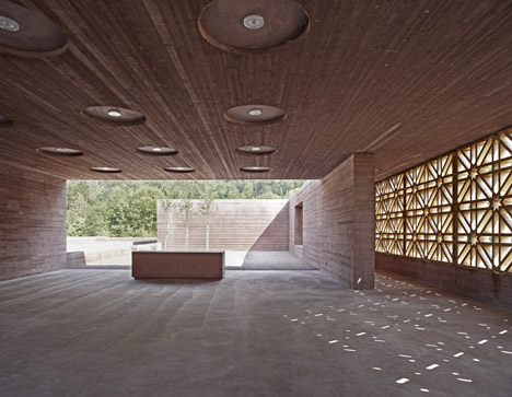 Islamic Cemetery by Bernardo Bader Architects