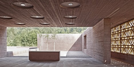 Islamic Cemetery by Bernardo Bader Architects