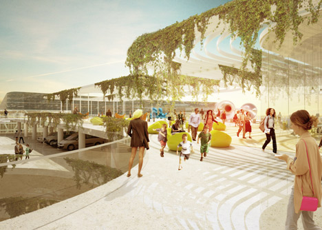 Miami Beach Convention Center proposal by BIG