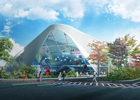 Miami Beach Convention Center proposal by BIG