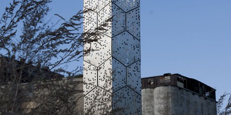 Skyscraper for bees by University at Buffalo students
