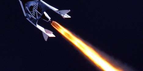 Virgin Galactic test flight