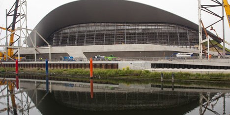 Wings removed from Zaha Hadid’s Olympic Aquatics Centre