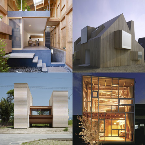 Dezeen archive: wooden buildings
