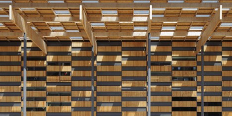 Besancon Art Centre and Cite de la Musique by Kengo Kuma and Associates