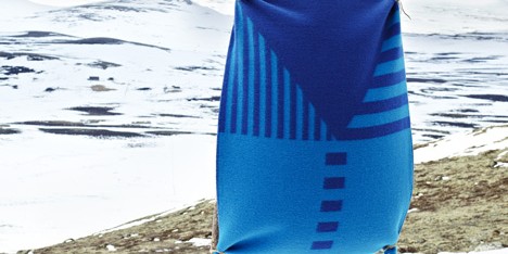 Blankets by Snøhetta for Røros Tweed