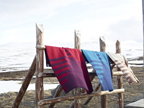 Blankets by Snøhetta for Røros Tweed Blankets by Snøhetta for Røros Tweed