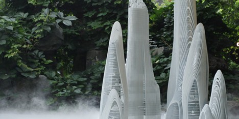 Shanshui City exhibition by Ma Yansong