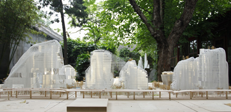 Shanshui City exhibition by Ma Yansong Shanshui City exhibition by Ma Yansong