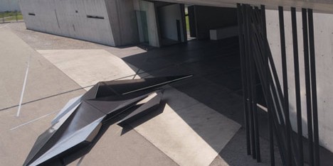 Prima installation by Zaha Hadid for Swarovski at Vitra Campus