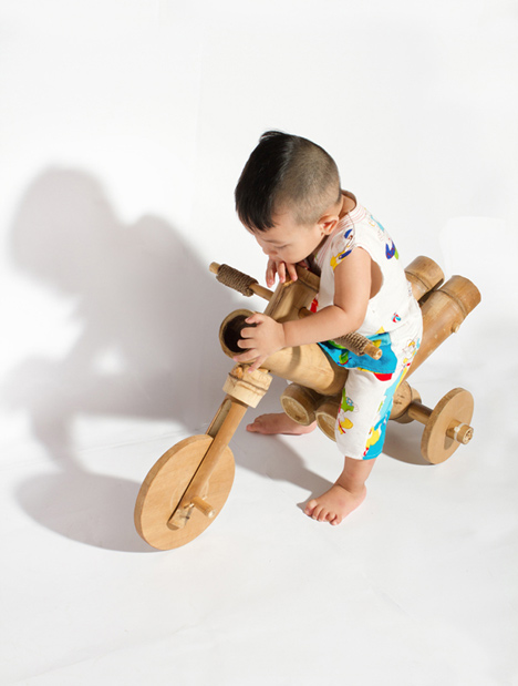 Bamboo tricycle by a21 studio