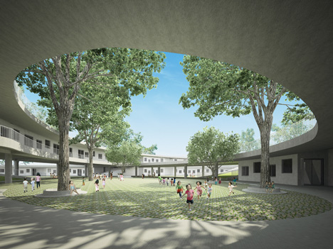 Farming Kindergarten by Vo Trong Nghia Architects