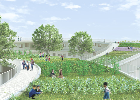 Farming Kindergarten by Vo Trong Nghia Architects