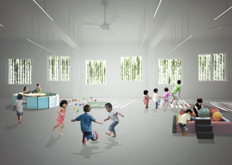 Farming Kindergarten by Vo Trong Nghia Architects