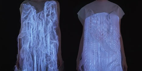 (No)where (Now)here: two gaze-activated dresses by Ying Gao