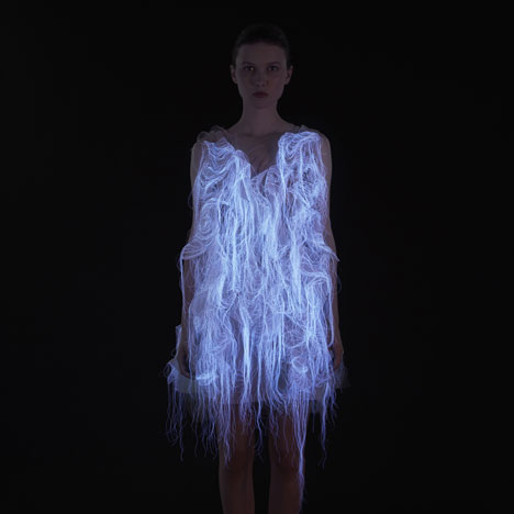 (No)where (Now)here: two gaze-activated dresses by Ying Gao