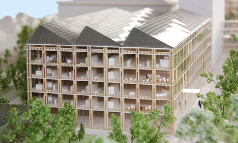 Headquarters for Swatch and Omega by Shigeru Ban
